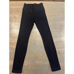 WHITE HOUSE BLACK MARKET Blue Ponte Runway Leggings